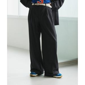 パンツ スラックス メンズ Wide straight slacks/ワイドストレートスラックスパンツ｜ZOZOTOWN Yahoo!店