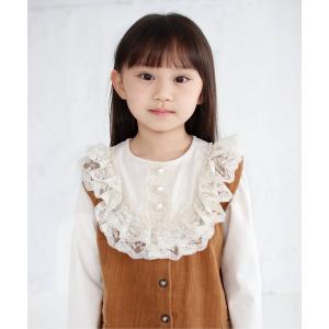 Rora（ローラ） tシャツ VIVIナチュカワ フリル ピンク tシャツ 綿100 