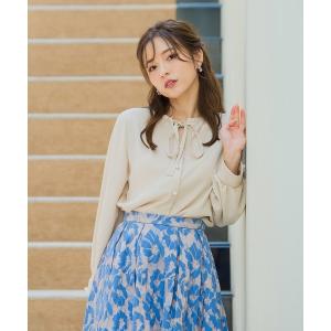 とろみシャツ ピンクベージュの商品一覧 通販 Yahoo ショッピング