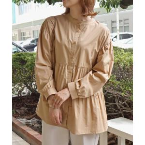 ブラウス シャツ 2WAYティアードシャツブラウス レディース