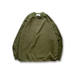 tシャツ 「ユニセックスアイテム」compact nylon pullover / コンパクトに折りたためるアジャスター付きナイロンプルオーバー