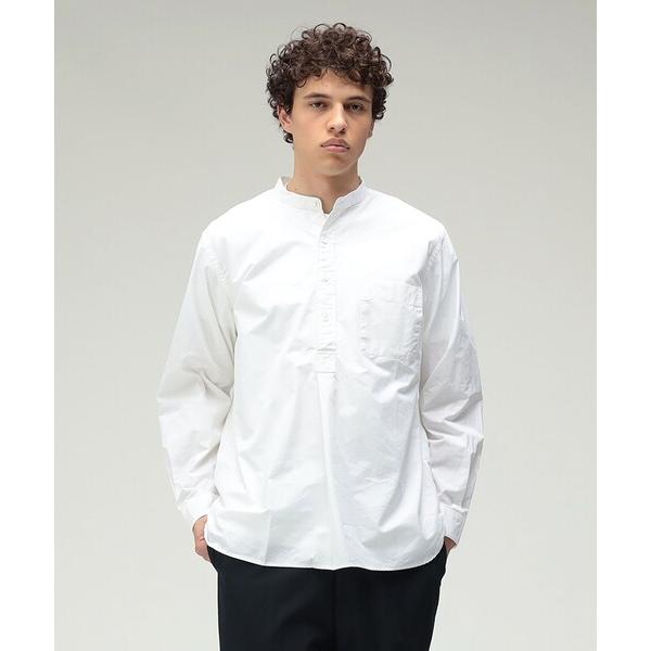 シャツ Band Collar Pullover 120/3 Broad メンズ レディース