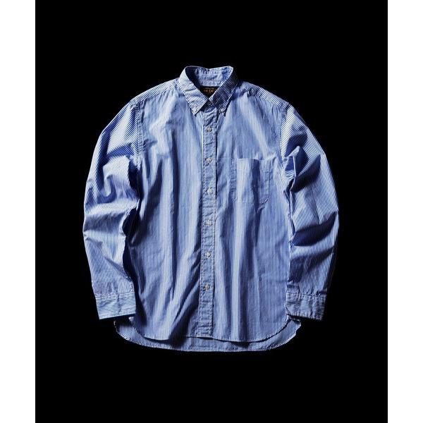シャツ 「ビームスの百名品」BEAMS PLUS / コットンブロード ロンドンストライプ ボタンダ...