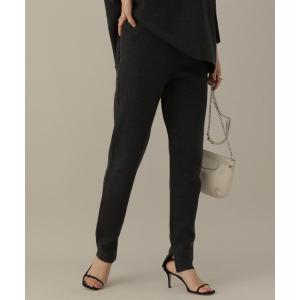 「セットアップ」ラマーリバースリムニットパンツ