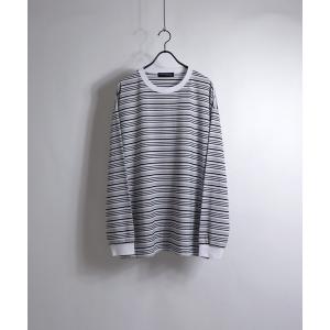 tシャツ Confirm / コンファーム ビッグシルエットボーダーロンT メンズ レディース