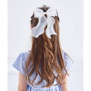 Rora（ローラ） ヘアゴム ケイティ 総レース 立体リボン ヘアゴム