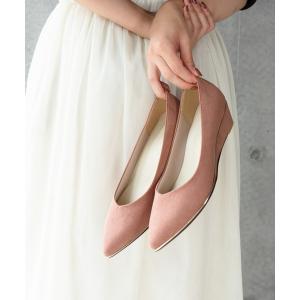 パンプス ポインテッドウエッジパンプス