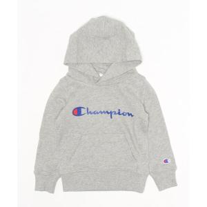 スウェット キッズ 「Champion」ロゴプリントフーディー｜zozo