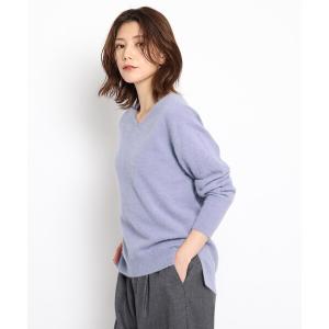 ニット 「アンサンブル対応」パステルヘアリーニット