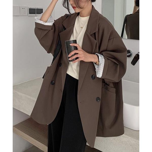 ジャケット テーラードジャケット ルーズカジュアルジャケット レディース