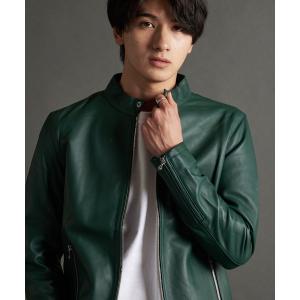 革ジャン ライダース JE LAMB LEATHER SINGLE RIDERS JE 22.21/ラムレザー シングルライダース メンズ レディース