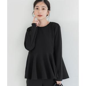 tシャツ Tシャツ レディース エンボス加工長袖裾フレアトップス｜ZOZOTOWN Yahoo!店