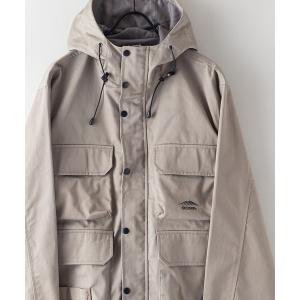 マウンテンパーカー ウインドブレーカー  「OUTDOOR PRODUCTS/アウトドアプロダクツ」難燃加工ツイルマウンテンパーカー　ワンポイントブラ