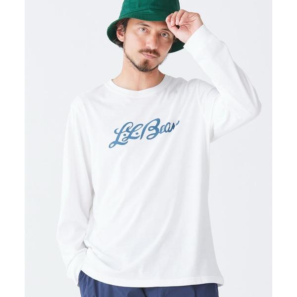 tシャツ ジャパン・フィット　レイクウォッシュ・オーガニック・コットン・グラフィック・ティ、長袖 ジ...