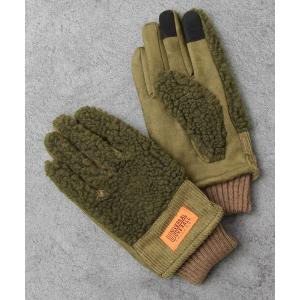 手袋 【 UNIVERSAL OVERALL / ユニバーサルオーバーオール 】 ボア グローブ / 手袋 / 防寒 / 静電式タッチパネル対応 /