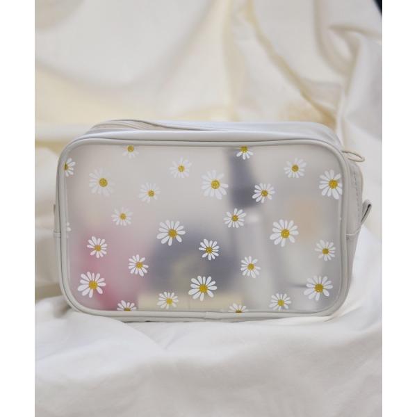 ポーチ F＆D :デイジースクエアメイクポーチ(large) レディース