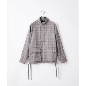 ジャケット ブルゾン ダブルポケット ラグランサイドコード スイングトップジップブルゾン