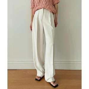 スラックス パンツ 「DIDOT.」タックワイドトラウザーズ レディース