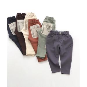 パンツ すぽ軽カラーテーパードパンツ 10分丈＿ストレッチ キッズ