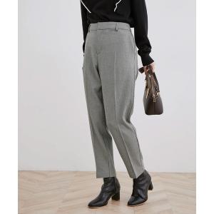 パンツ 「新色追加」「らくぽか」中空糸テーパードパンツ レディース