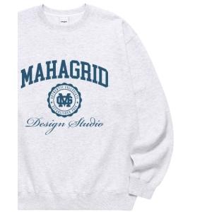 スウェット メンズ 「mahagrid/マハグリッド」AUTHENTIC SWEATSHIRT/カレッジロゴ ロングスリーブスウェットシャツ