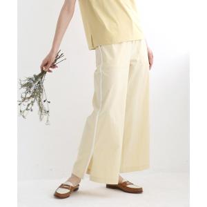 パンツ レディース virtuarex wide pants(サイドラインカラーワイドパンツ)｜zozo