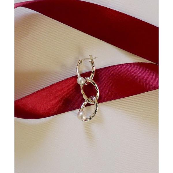 ピアス LESS 3WAYパールチェーンピアス レディース メンズ