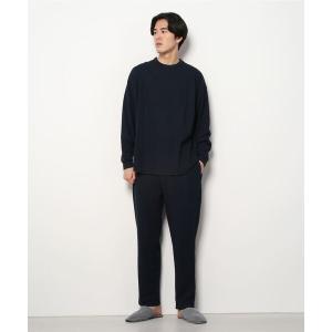 ルームウェア パジャマ T/Cソフトワッフル リラクシング セットアップ