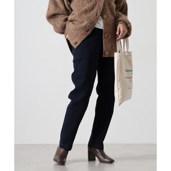 ジーンズ デニム デニムパンツ ワイドテーパード　ストレッチデニムパンツ レディース