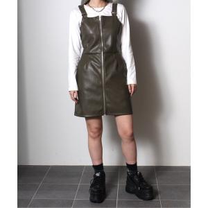 フェイクレザー ワンピースの商品一覧 通販 Yahoo ショッピング
