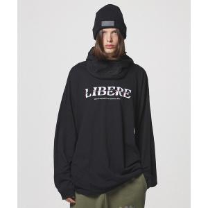 tシャツ Tシャツ メンズ LIBERE リベーレ / 21LOGO LONG SLEEVE ビッグシルエットロゴプリントロンT / 215201-2