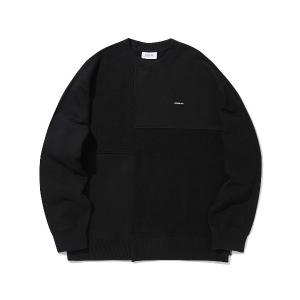 トレーナー スウェット 「COVERNAT」FABRIC MIXED SWEATSHIRT / カバーナット ファブリック ミックス スウェットシャツ