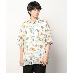 シャツ 「niche」 ニッチ #silk s/s over shirts メンズ