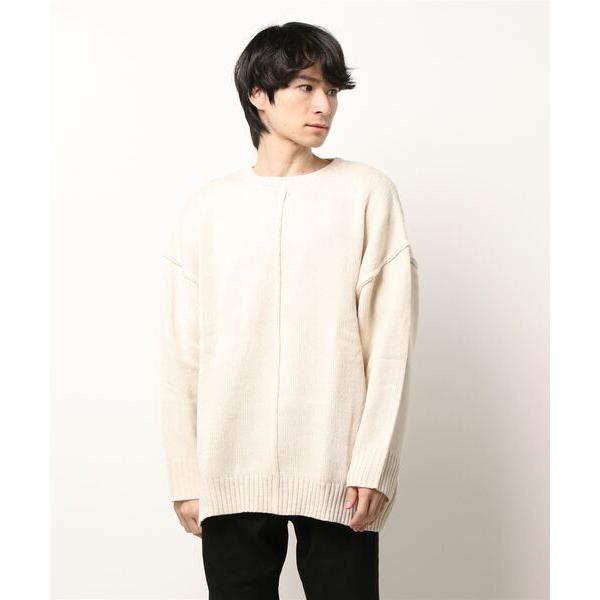 セーター ニット Revo.　5G ABヤーンリンキングクルーネックニット メンズ レディース