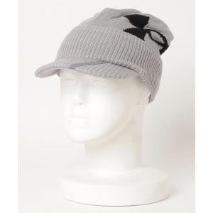 帽子 キャップ UAブリムニット ビーニー（ゴルフ/MENS/メンズ）