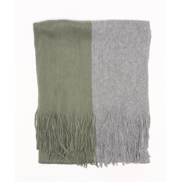 マフラー ストール バイカラーマフラー ユニセックス レディース メンズ