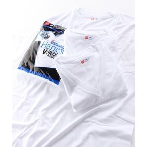 Hanes（ヘインズ） tシャツ 「HANES/ヘインズ」「3枚セット」青パック
