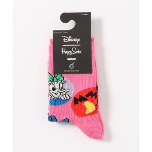 靴下 キッズ 「Limited」Happy Socks × Disney Daisy ＆ Minnie Dot キッズソックス 14213005