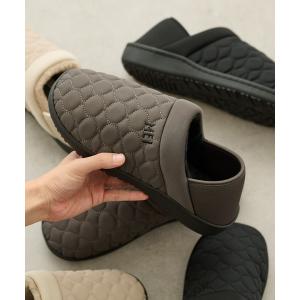 スリッポン 「MEI」ワンマイルルームサンダル/スリッポン/キルティングモックシューズ/防寒サンダル レディース メンズ