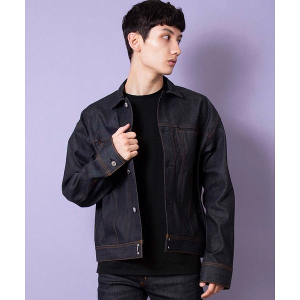 デニムジャケット gジャン 「FACTOTUM」リジットストレッチデニムワイドGジャン メンズ レデ...