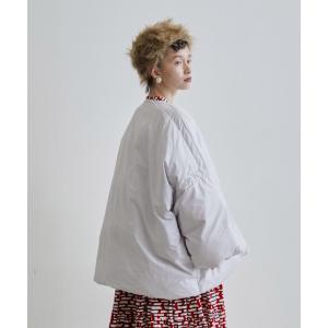 アウター 中綿ボリュームシルエットハーフコート