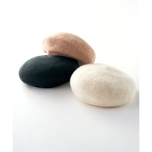 帽子 バスクリブ付きベレー