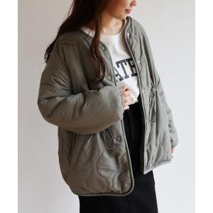 2wayリバーシブルノーカラーボア コート