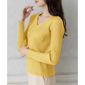 ニット セーター パーソナルカラー長袖ニットトップス/21570 レディース