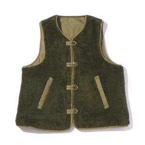 アウター ARMYTWILL/アーミーツイル 別注リバーシブルボアベスト