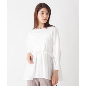 tシャツ Tシャツ シルケットコットン　フハク切替カットソー「WEB限定カラー・サイズ」