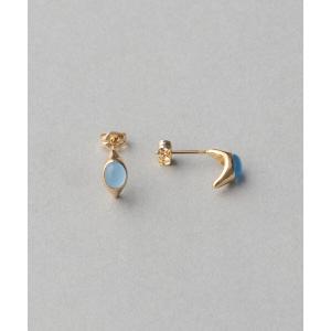 ete（エテ） ピアス K18YG e_Grain バイカラー ピアス レディース