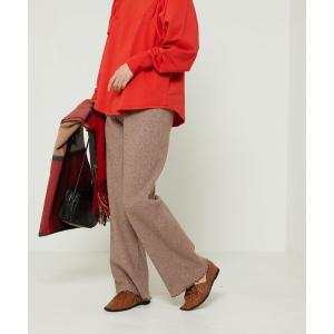 パンツ メローリブニットパンツ