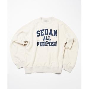 スウェット メンズ SEDAN ALL-PURPOSE セダンオールパーパス / College Logo Crewneck Sweatshirt カ