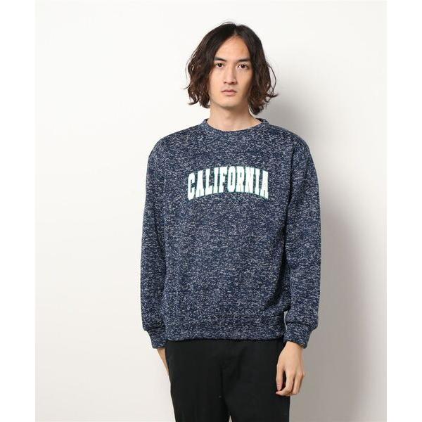 トレーナー スウェット ニットフリース裏起毛プリントトレーナー メンズ レディース